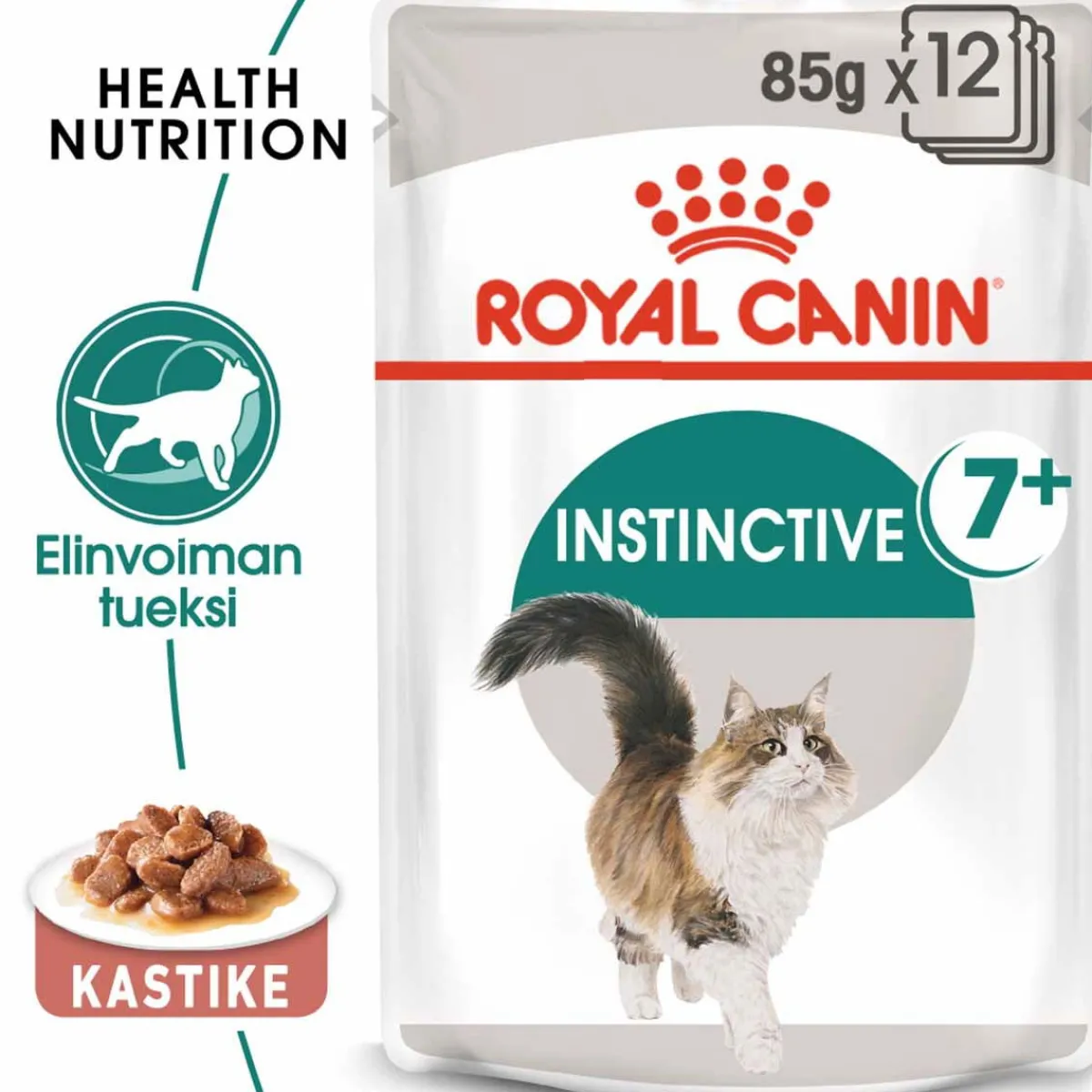 Royal Canin Seniorikissan Ruoka|Kissan Märkäruoka*Instinctive +7 Gravy 12x85g