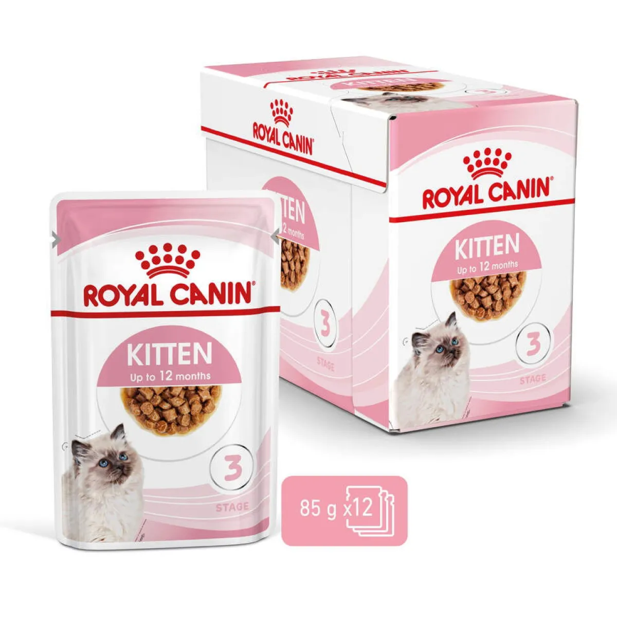 Royal Canin Kissan Märkäruoka*Kitten Gravy 85g, 48-pack