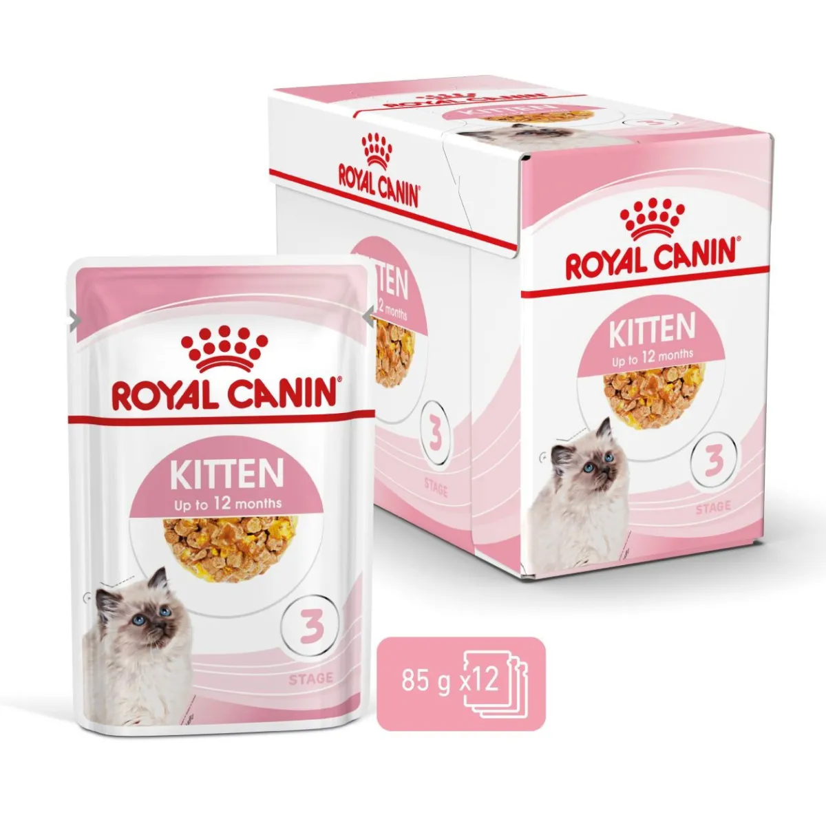 Royal Canin Kissan Märkäruoka|Kissanpennun Ruoka*Kitten Jelly, 12x85g