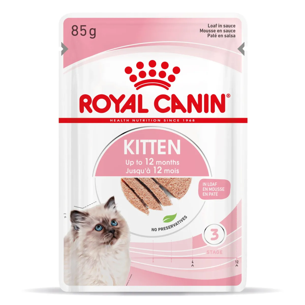 Royal Canin Kissan Märkäruoka*Kitten Loaf 85g, 48-pack