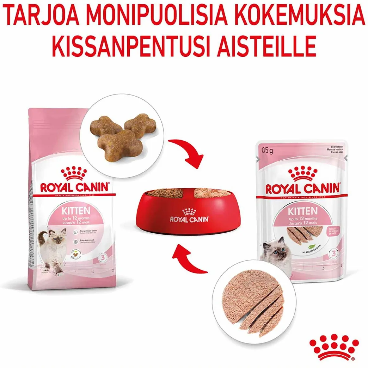 Royal Canin Kissan Märkäruoka*Kitten Loaf 85g, 48-pack