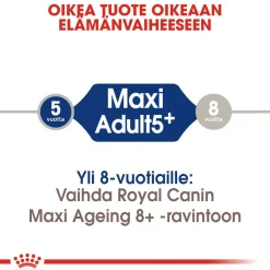 Royal Canin Koiran Kuivaruoka|Senioriruoka*Maxi Adult 5+