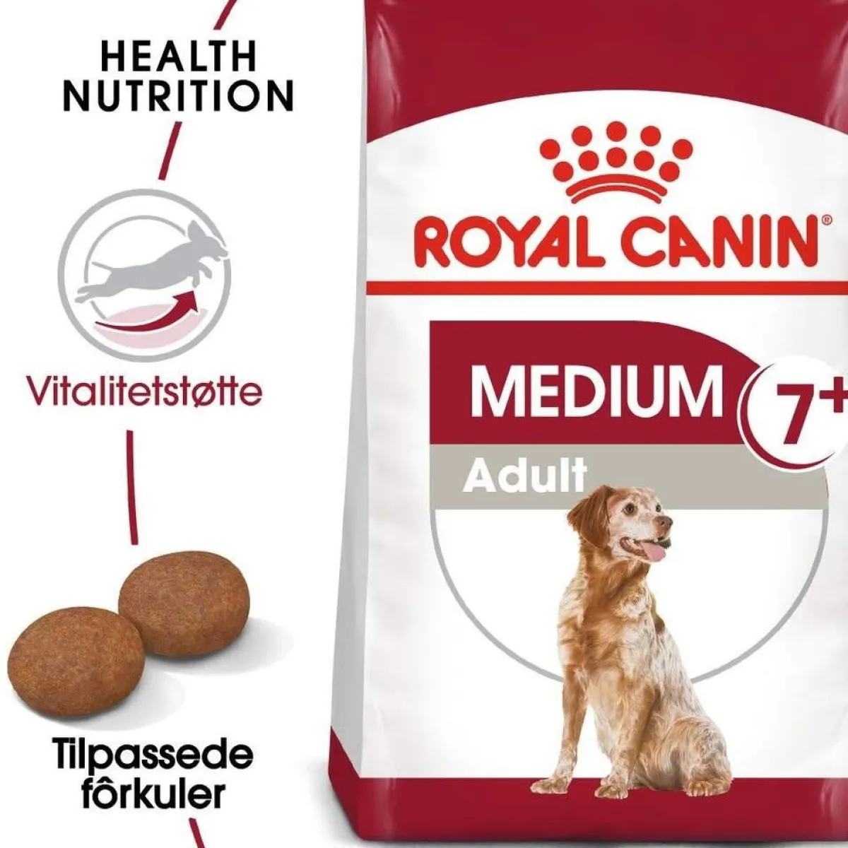 Royal Canin Koiran Kuivaruoka*Medium Adult 7+ 2 x 15kg