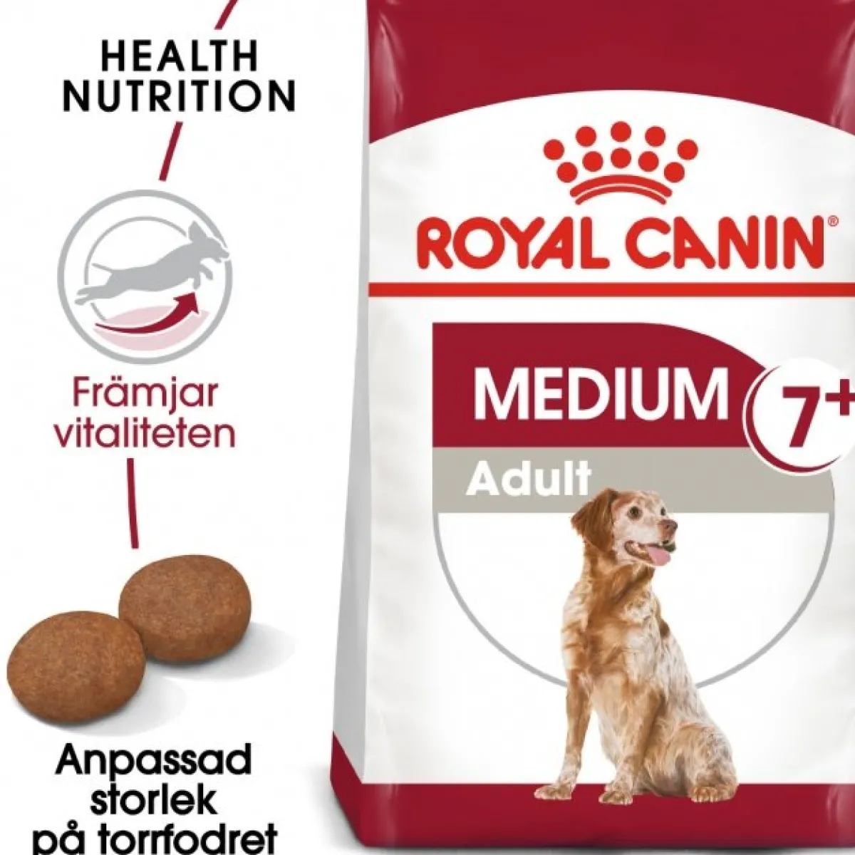 Royal Canin Koiran Kuivaruoka*Medium Adult 7+ 2 x 15kg
