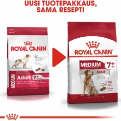 Royal Canin Koiran Kuivaruoka*Medium Adult 7+ 2 x 15kg