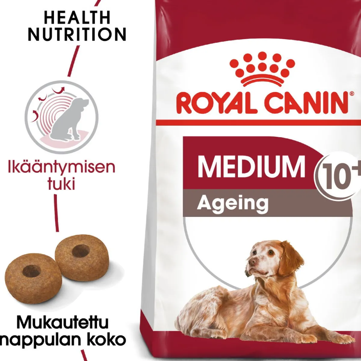 Royal Canin Koiran Kuivaruoka|Senioriruoka*Medium Ageing 10+, 15 kg