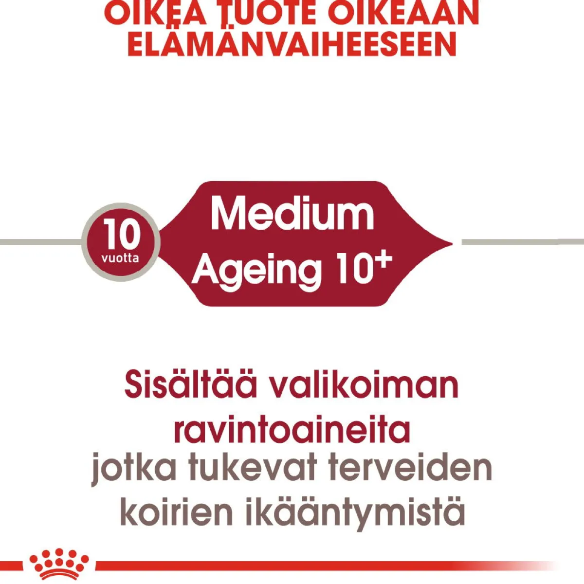 Royal Canin Koiran Kuivaruoka|Senioriruoka*Medium Ageing 10+, 15 kg