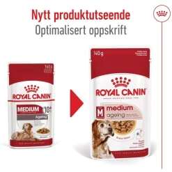 Royal Canin Koiran Märkäruoka Ja Makkarat|Senioriruoka*Medium Ageing Wet 10 x 140 g