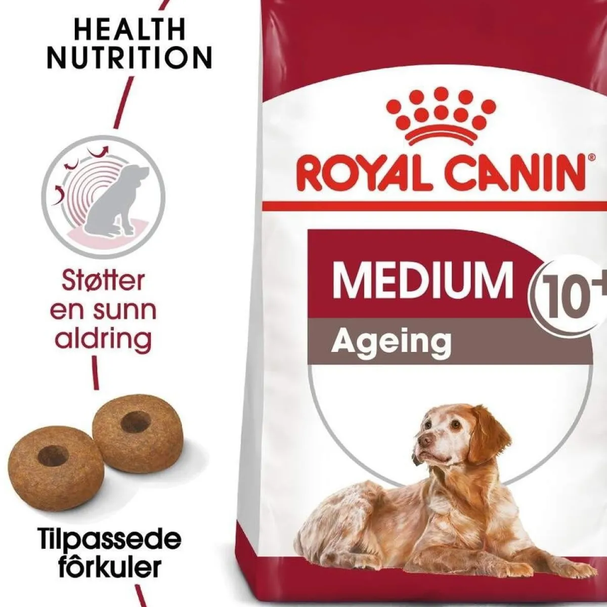 Royal Canin Koiran Kuivaruoka*Medium Ageing 10+ 2 x 15kg