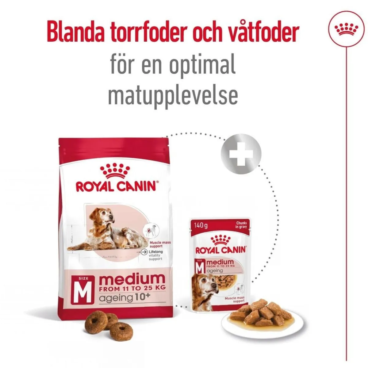 Royal Canin Koiran Kuivaruoka*Medium Ageing 10+ 2 x 15kg