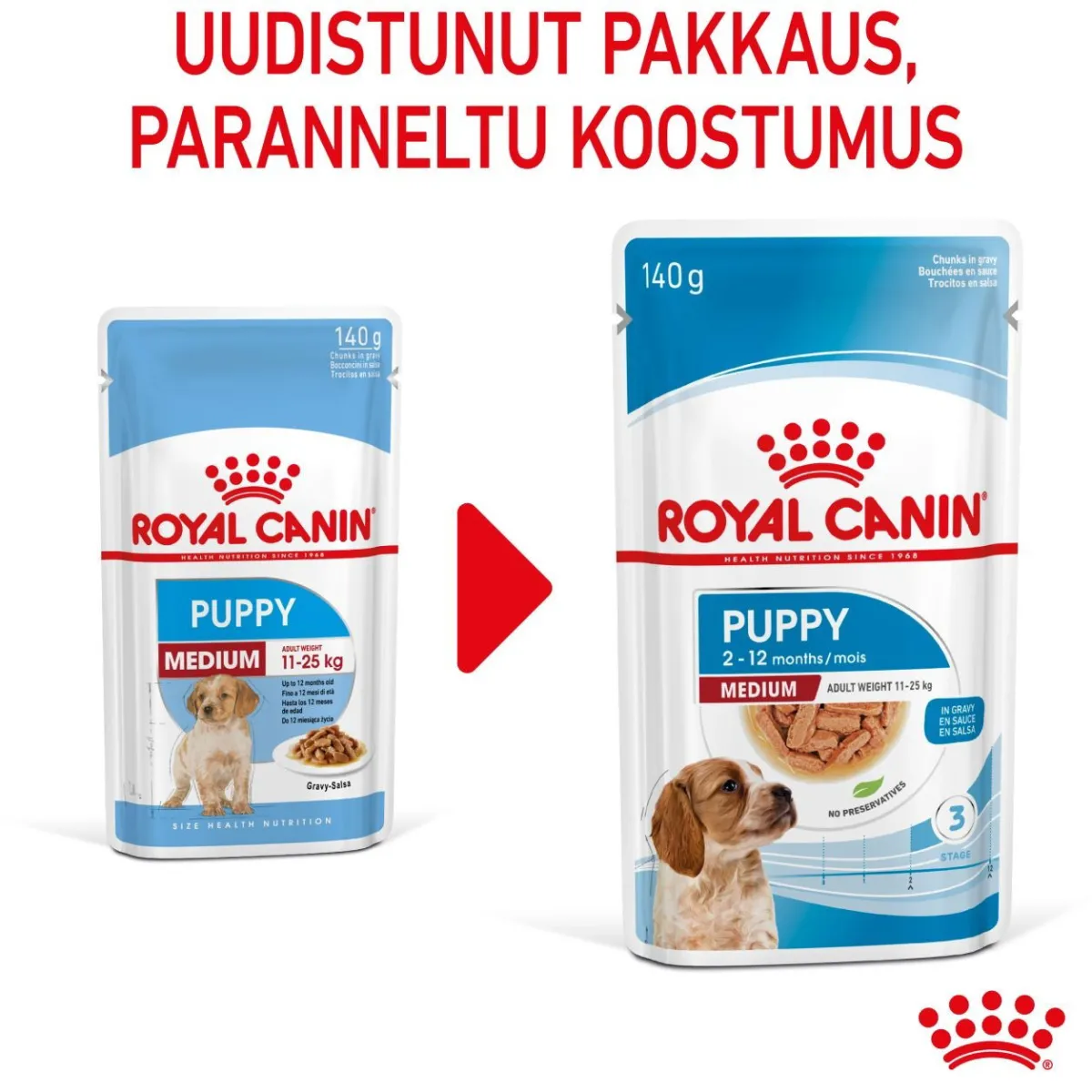 Royal Canin Penturuoka|Koiran Kuivaruoka*Medium Puppy