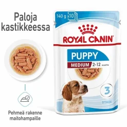 Royal Canin Penturuoka|Penturuoka*Medium Puppy Wet 10x140g