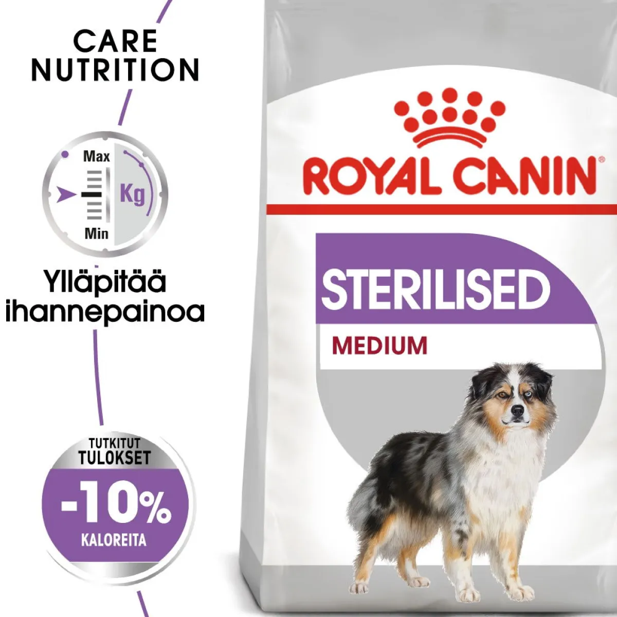 Royal Canin Koiranruoat Erityistapeisiin|Koiran Kuivaruoka*Medium Sterilised