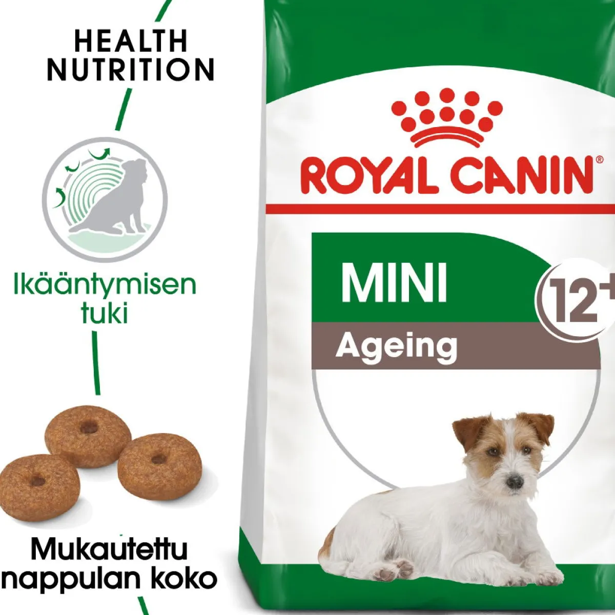 Royal Canin Koiran Kuivaruoka|Senioriruoka*Mini Ageing 12+ 1,5 kg