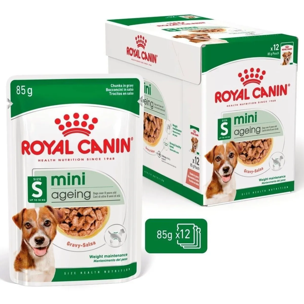 Royal Canin Koiran Märkäruoka Ja Makkarat|Senioriruoka*Mini Ageing Wet 12 x 85 g