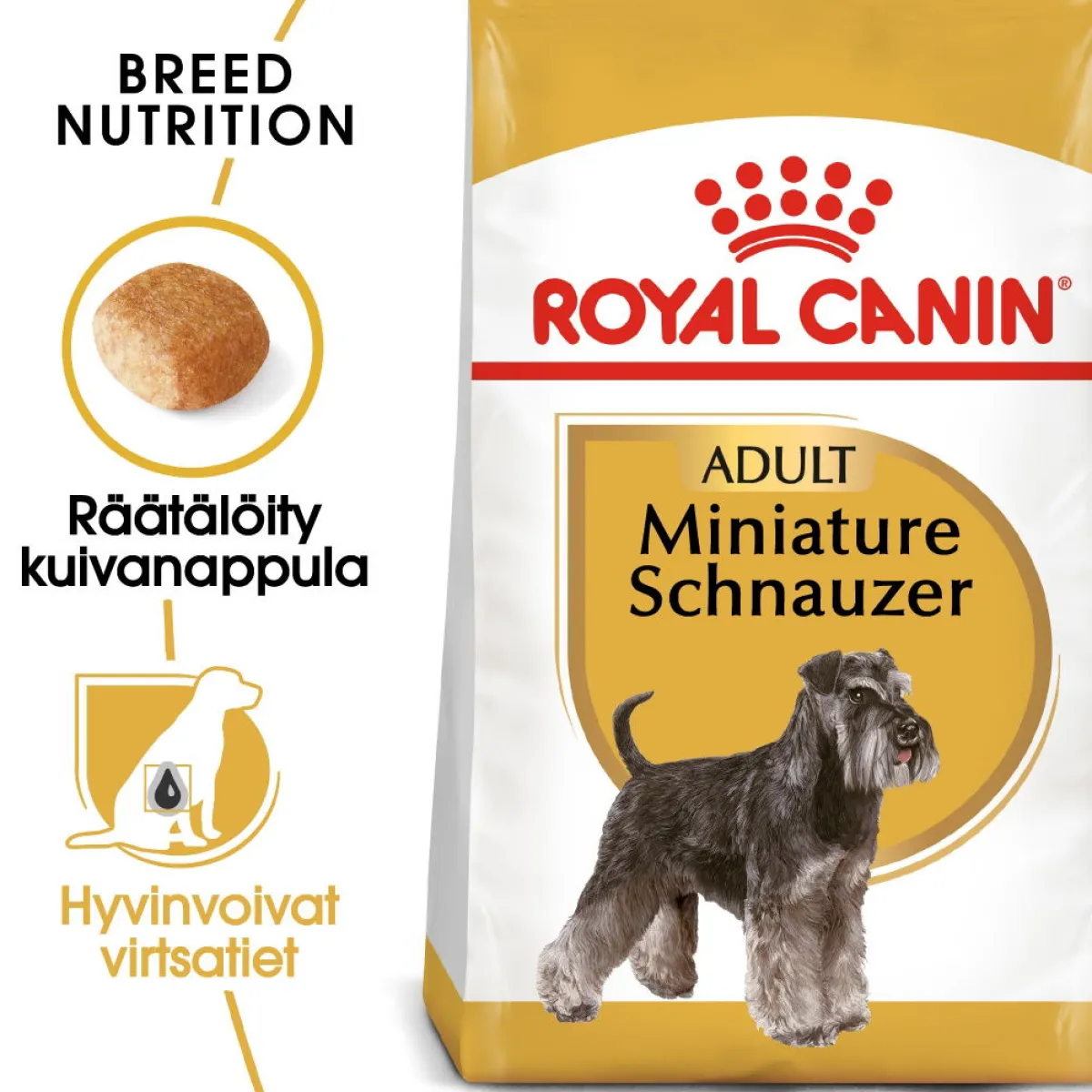 Royal Canin Koiran Kuivaruoka|Tarjoukset Koirille*Miniature Schnauzer Adult