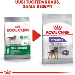 Royal Canin Koiranruoat Erityistapeisiin|Koiran Kuivaruoka*Mini Sterilised