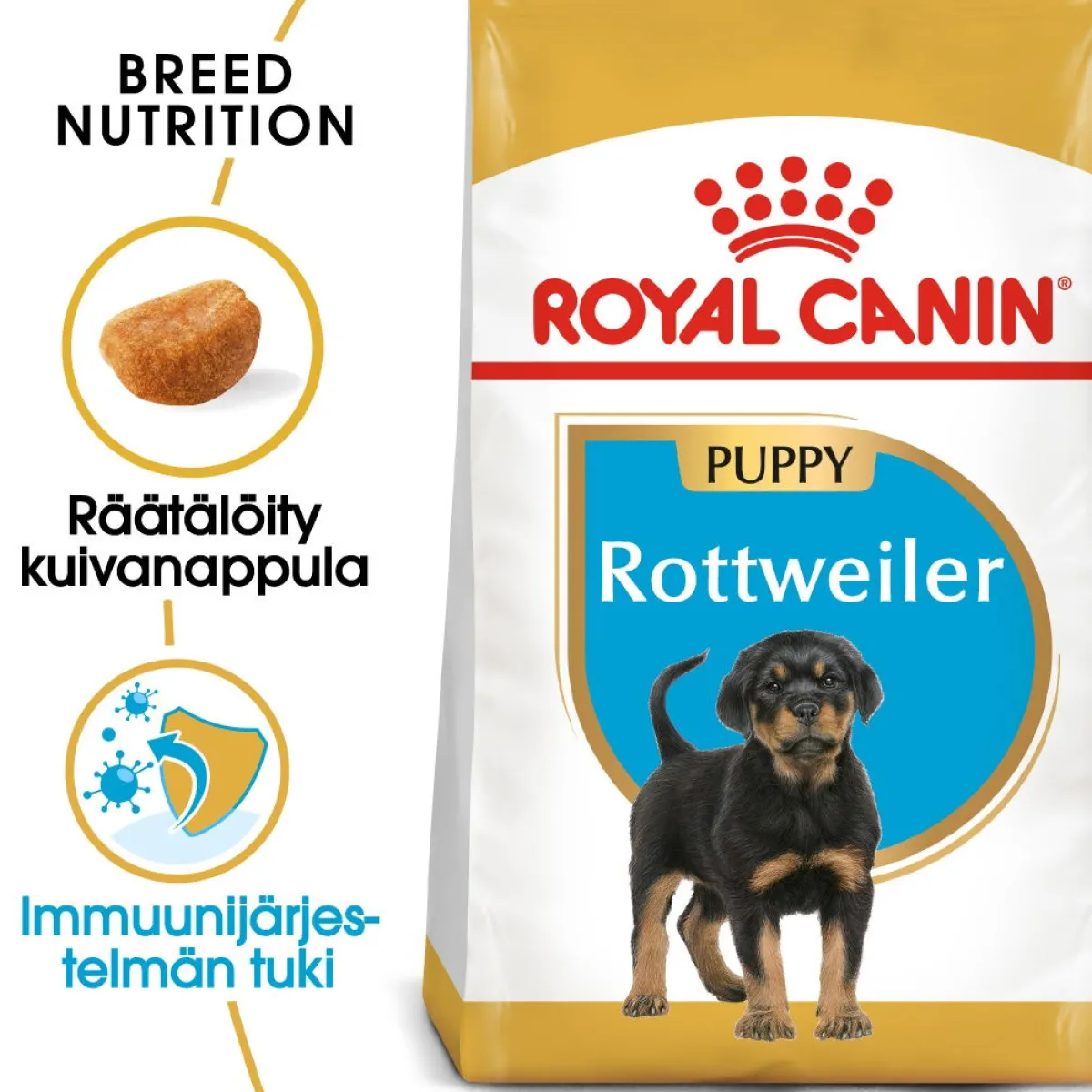 Royal Canin Penturuoka|Koiran Kuivaruoka*Rottweiler Puppy 12 kg