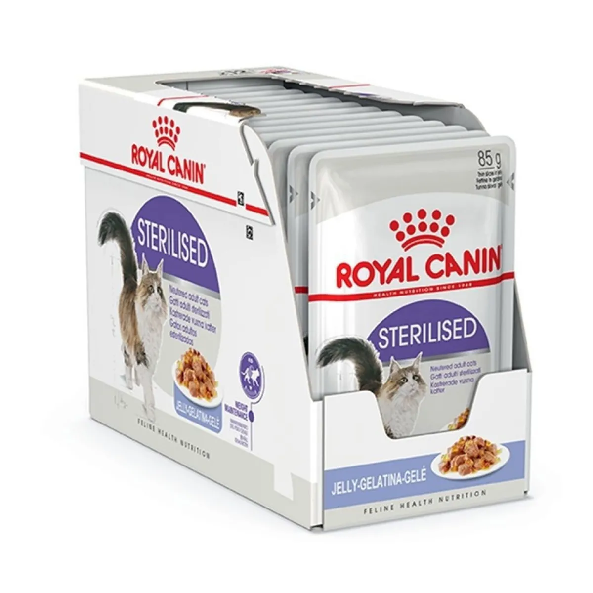 Royal Canin Kissan Märkäruoka|Kissan Erikoisruoat*Sterilised Jelly, 12x85g