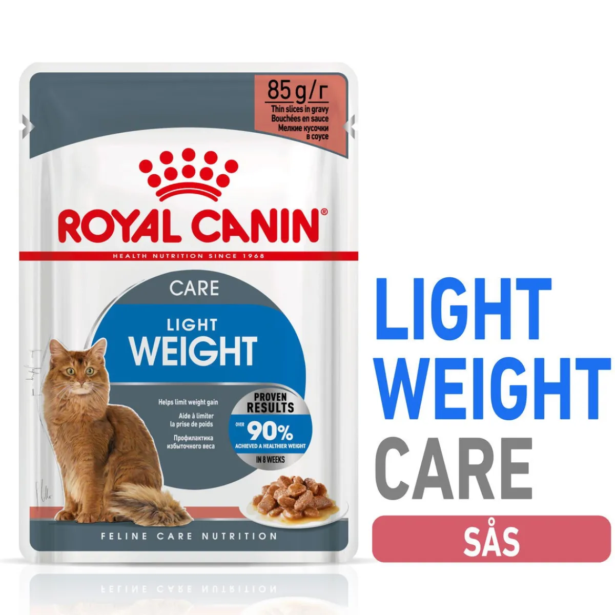 Royal Canin Kissan Märkäruoka*Ultra Light Gravy 85g, 48-pack