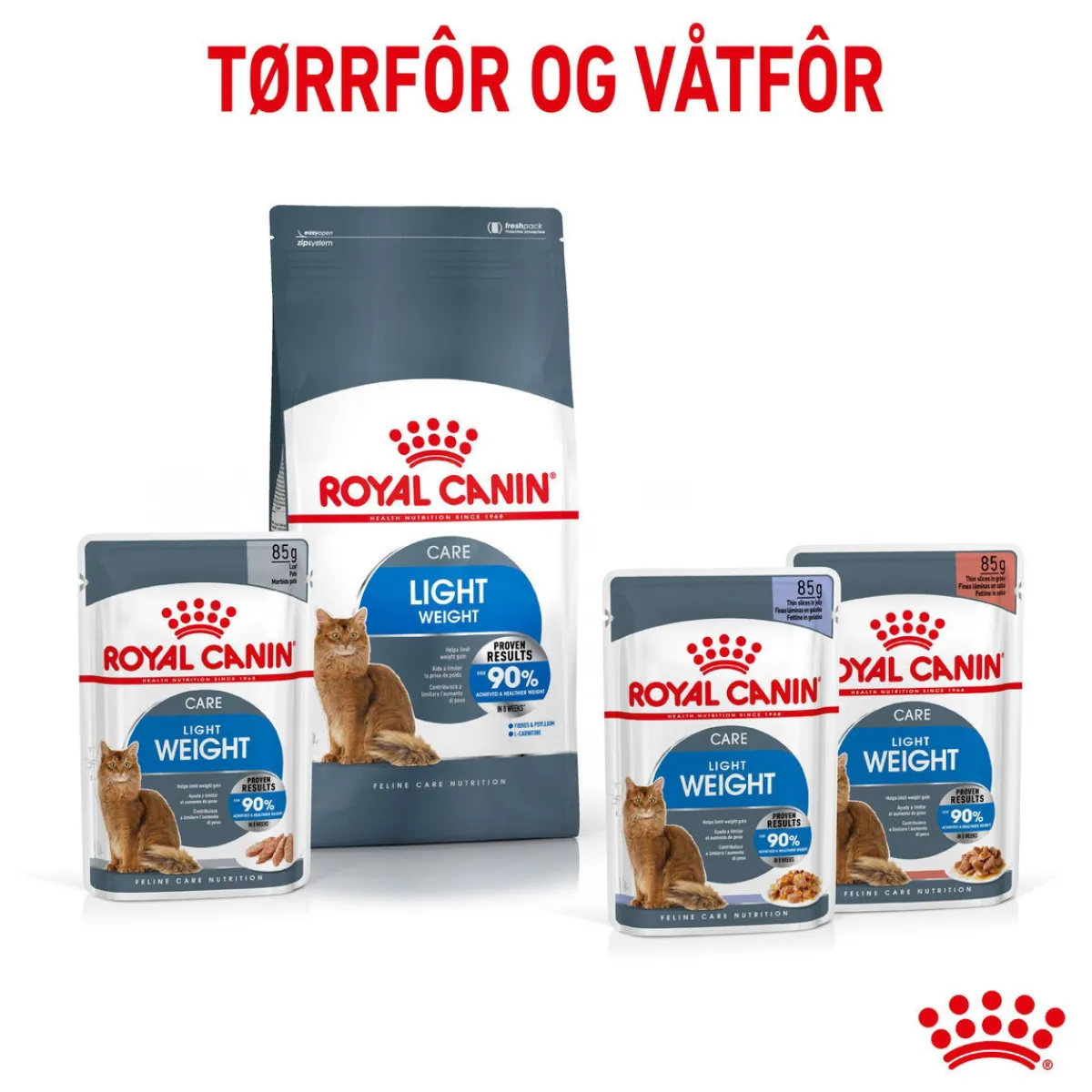 Royal Canin Kissan Märkäruoka*Ultra Light Gravy 85g, 48-pack