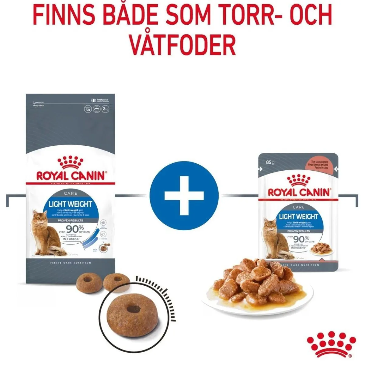 Royal Canin Kissan Märkäruoka*Ultra Light Gravy 85g, 48-pack