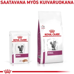 Royal Canin Veterinary Diets Kissan Erikoisruoka|Kissan Munuaisten Vajaatoiminta*Royal Canin Veterinary Cat Vital Renal Loaf 12x85 g