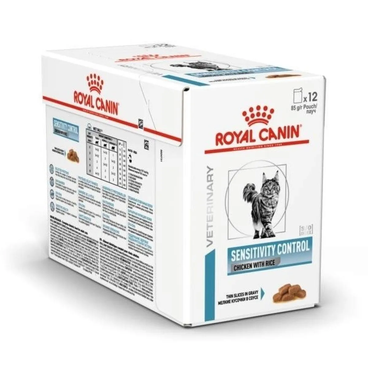 Royal Canin Veterinary Diets Kissan Ylipaino|Kissan Allergia*Royal Canin Veterinary Derma Sensitive Cat wet 12 x 85 g