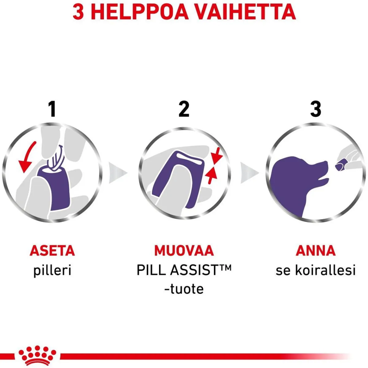 Royal Canin Veterinary Diets Hoito Ja Terveys*Dog Pill Assist M/L 225g