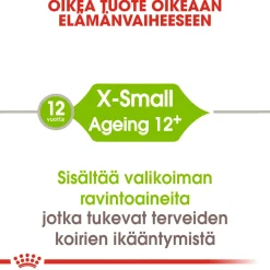 Royal Canin Koiran Kuivaruoka|Senioriruoka*X-Small Ageing +12, 1.5 kg