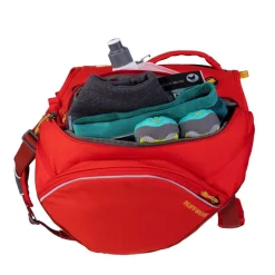 RuffWear Koiran Reput|Retkeily*koiran reppu Palisades Pack, punainen