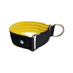 Salmiakkitassu Koiran Pannat*Puolikuristava panta softshell-pehmusteella 50 mm