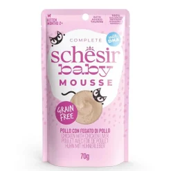 Schesir Kissan Märkäruoka|Kissanpennun Ruoka*Baby Mousse kana 70 g
