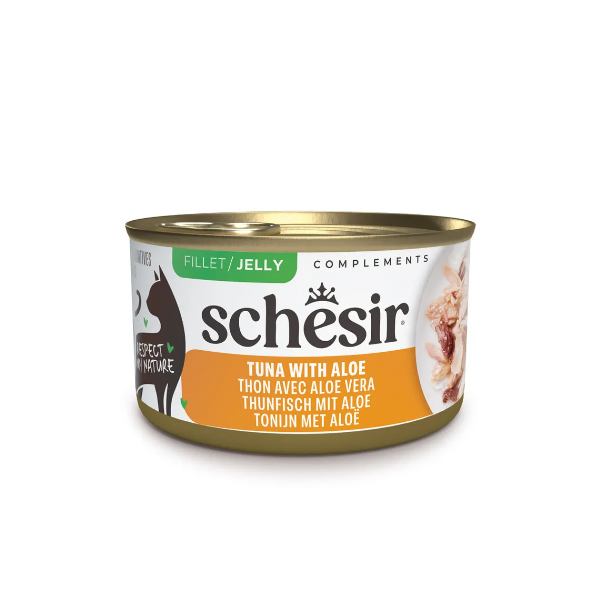 Schesir Kissan Märkäruoka*Complements Tonnikala & Aloe hyytelössä 70 g