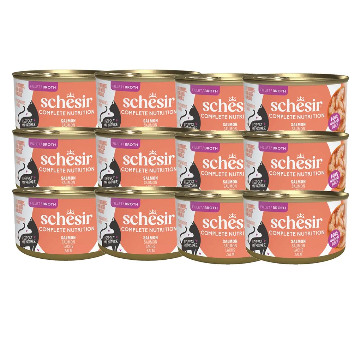 Schesir Kissan Märkäruoka*Lohi, 85 g