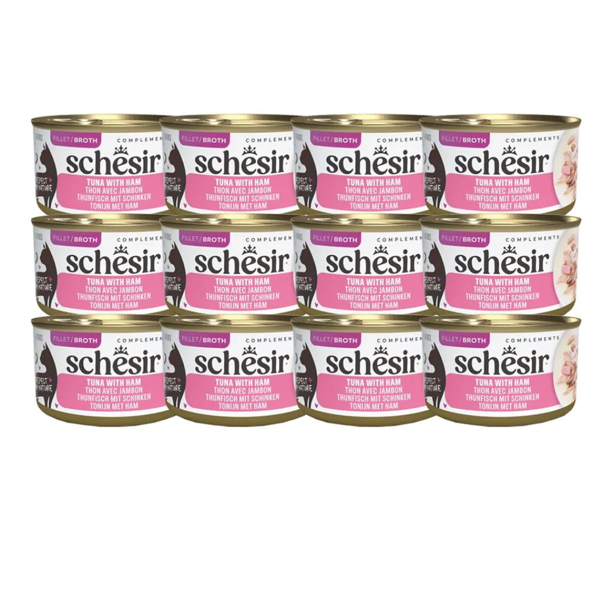 Schesir Kissan Märkäruoka*Tonnikala & Kinkku, 70 g