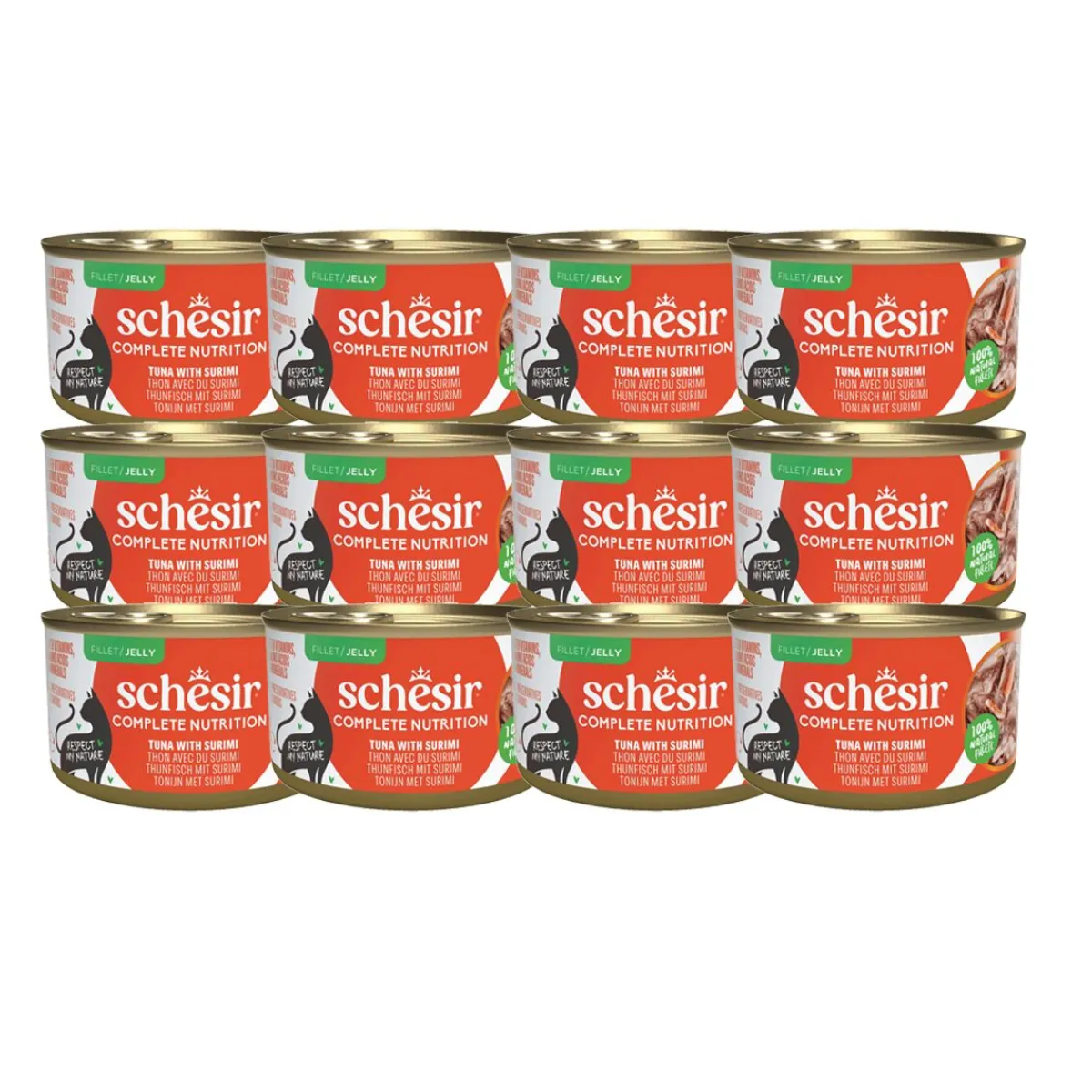 Schesir Kissan Märkäruoka*Tonnikala & Surimi, 85 g