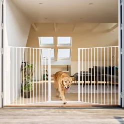 DogSpace Portit|Häkit*Säädettävä koiraportti Rocky extrakorkea 90-221 cm