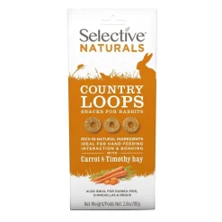 Science Selective Kanin Herkut|Tarjoukset Pieneläimille*Selective Naturals Country Loops 80g