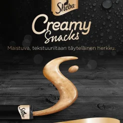 Sheba Kissan Märkäruoka*Creamy Snack Lohi 4x12g