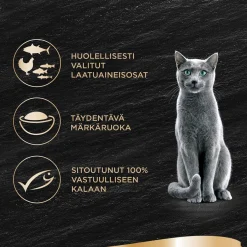 Sheba Kissan Märkäruoka*kana, katkarapu & kala kastikkeessa 60g