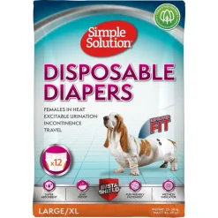 Simple Solution Koiran Narttu- Ja Urossuojat|Koiran Juoksuhousut Ja Urosvyöt*Disposable narttusuojat 12kpl