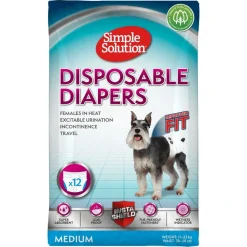 Simple Solution Koiran Narttu- Ja Urossuojat|Koiran Juoksuhousut Ja Urosvyöt*Disposable narttusuojat 12kpl