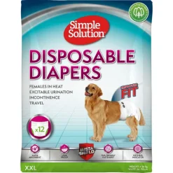Simple Solution Koiran Narttu- Ja Urossuojat|Koiran Juoksuhousut Ja Urosvyöt*Disposable narttusuojat 12kpl