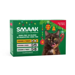 Smaak Kissan Märkäruoka|Viljaton Kissanruoka*Cat Christmas Multipack 12 x 100 g