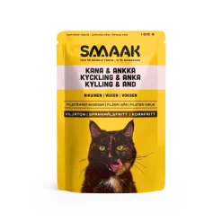 Smaak Kissan Märkäruoka|Viljaton Kissanruoka*kana & ankka kissalle 100g