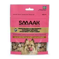 Smaak Pikkuherkut Ja Treeninamit|Pakastekuivatut Koiranherkut*Pakastekuivattu nautaherkku koiralle 45g