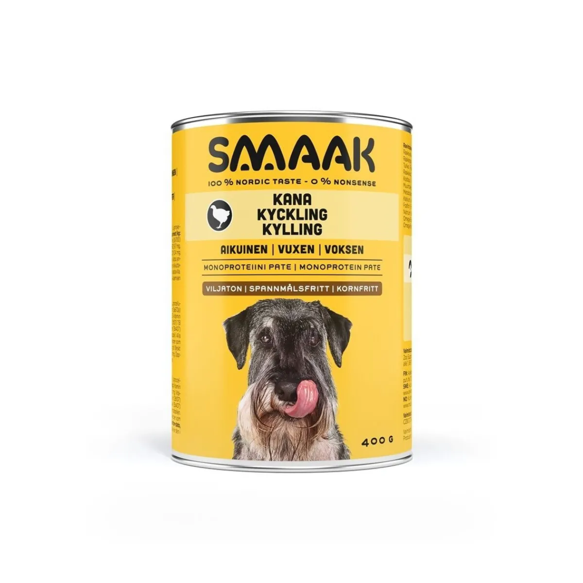 Smaak Koiran Märkäruoka Ja Makkarat|Kotimainen Koiranruoka*viljaton kana 400 g