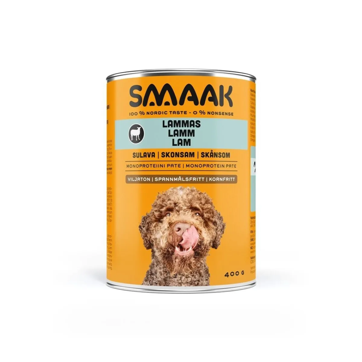 Smaak Koiranruoat Erityistapeisiin|Koiran Märkäruoka Ja Makkarat*viljaton lammas 400 g