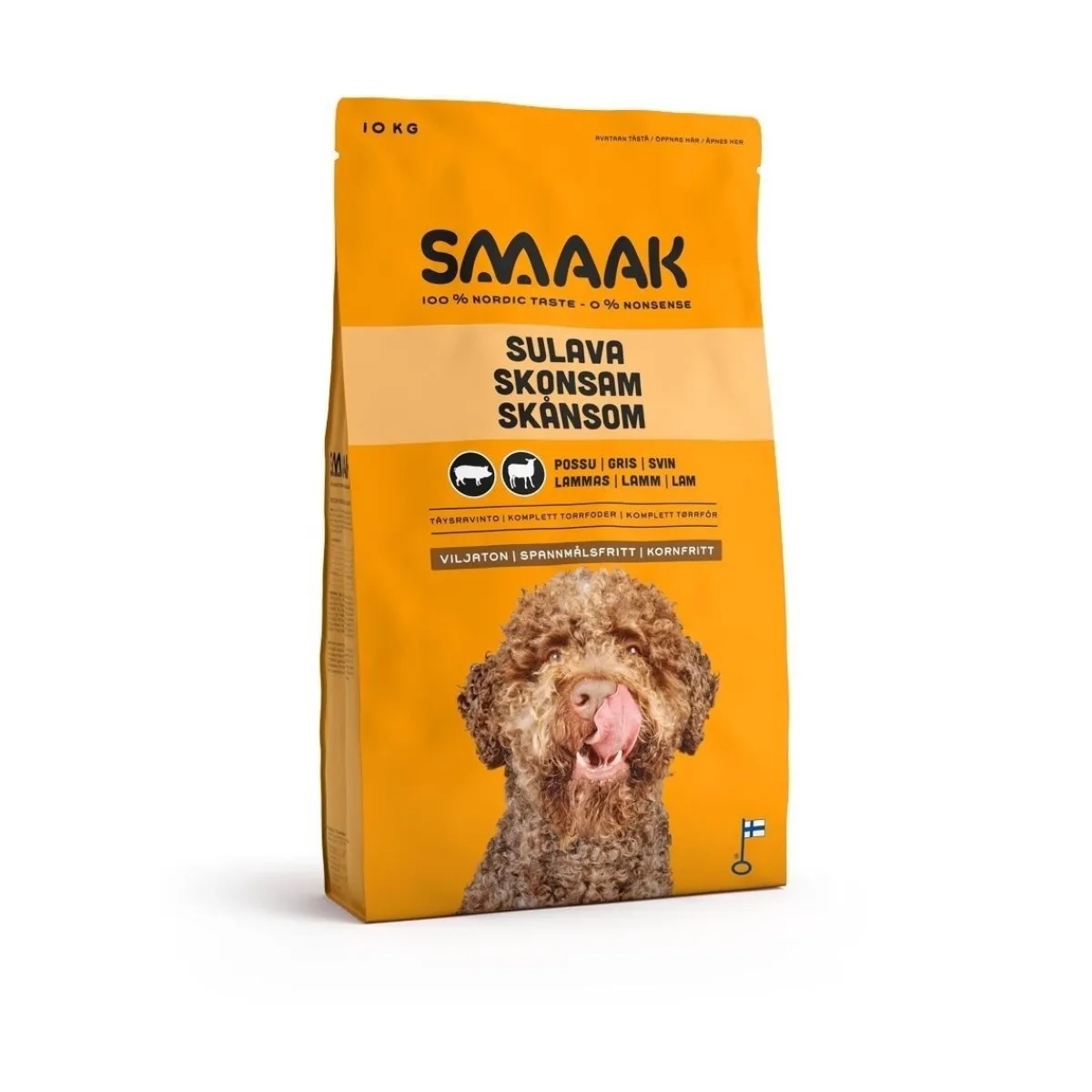 Smaak Koiran Kuivaruoka|Kotimainen Koiranruoka*viljaton possu-lammas aikuiselle koiralle